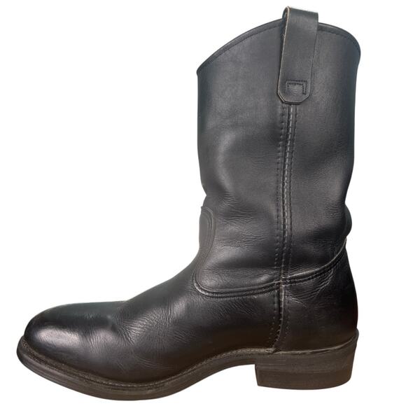 Vintage Red Wing 1094 Pecos Black Safety Toe Western Work Boots Size US 10 EE main image 5